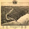 16" x 24" 1885 Map of Sheboygan Wisconsin County Seat of Sheboygan view 1