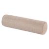 Aowufan Solid Color Cervical Pillow Cylindrical Round Neck Pillow Candy Pillow Long Leg Pad Foot Pillow Throw Pillow Sofa Cushion (Khaki, L) view 1