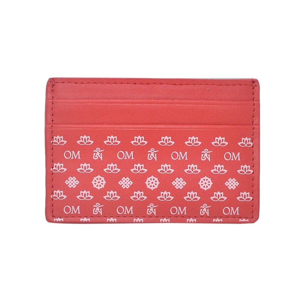 Feng Shui The Wealthy and Auspicious Peony Wallet W3651 (red)