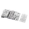 Aexit 2.2" Length Clothes Hangers Silver Tone Stainless Steel Single Action Door Butt Hinges Children's Clothes Hangers 20 Pcs view 1