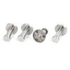 Aexit Home Bathroom Shower Curtains, Hooks & Liners Towel Clothes Robe Stainless Steel Hook Wall Decorative Shower Curtain Hooks Hangers 4pcs view 1