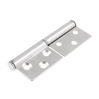 Aexit Silver Tone Clothes Hangers Stainless Steel Gate Door Flag Hinges Children's Clothes Hangers 2.6" Length