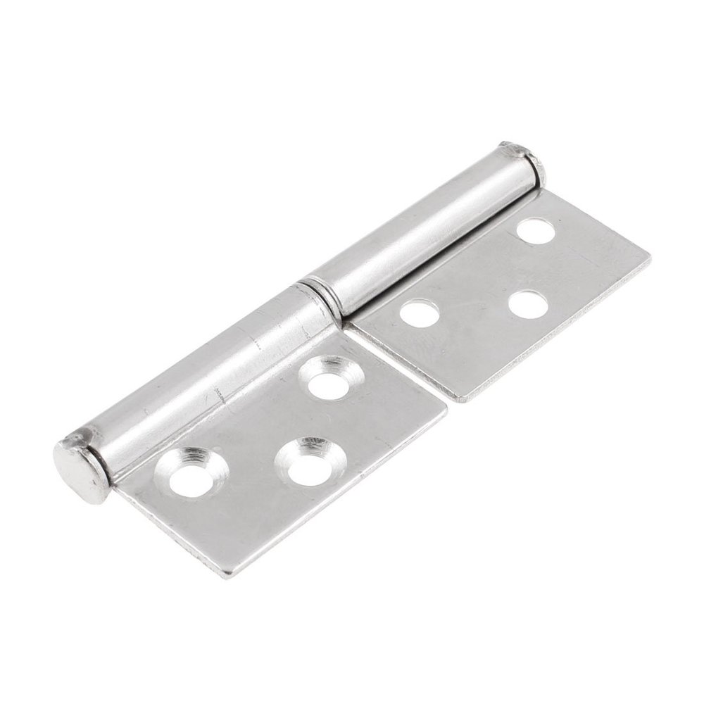 Aexit Silver Tone Clothes Hangers Stainless Steel Gate Door Flag Hinges Children's Clothes Hangers 2.6" Length