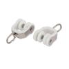 Aexit Home Window Window Treatments Plastic Curtain Track Rail Carrier Roller 12mm Dia Window Treatment Sets Wheel 80pcs view 2