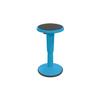 MooreCo 17-24" Plastic Hierarchy Height Adjustable Grow Tall Stool in Blue view 1