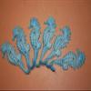 Southern Metal Coastal Seahorse Bath Towel Hook Aqua Cast Iron, 5 3/4", Set of 6, N-2 view 2