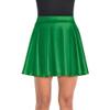 Green Flare Skirt - Adult Standard Size (1 Count) - Perfect for Women's Costumes & Dazzling Outfits view 1
