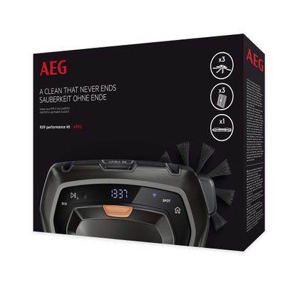 AEG Ark2 Performance Main Brush Kit, Black Set of 7