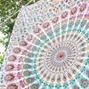 GDONLINE Indian Mandala Tapestry Hippie Wall Hanging Home Dorm Decor Psychedelic Cotton Tapestry Decorative Bedspread Boho Beach Blanket Throw view 1