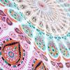 GDONLINE Indian Mandala Tapestry Hippie Wall Hanging Home Dorm Decor Psychedelic Cotton Tapestry Decorative Bedspread Boho Beach Blanket Throw view 2