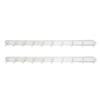Aexit Home Bedroom Shower Curtains, Hooks & Liners Bathroom Hat Coat Towel Wall Mounted Metal 10-Hooks Hanger Rack Decorative Shower Curtain Hooks Holder 2Pcs view 1