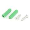 Aexit Home Bedroom Shower Curtains, Hooks & Liners Bathroom Hat Coat Towel Wall Mounted Metal 10-Hooks Hanger Rack Decorative Shower Curtain Hooks Holder 2Pcs view 2
