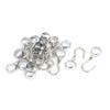 Aexit Wardrobe Bathroom Shower Curtains, Hooks & Liners 22mm Diameter Clothes Hanging Tube Rod Hooks Decorative Shower Curtain Hooks Hanger 20pcs view 1