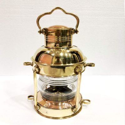 Antique 15 INCHES Brass Lighthouse Lantern Ship LAMP Maritime Nautical Wall Hanging Home Decor