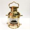 Antique 15 INCHES Brass Lighthouse Lantern Ship LAMP Maritime Nautical Wall Hanging Home Decor view 1