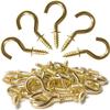 Bulk Hardware BH07300 Shouldered Mug Cup Hooks, Electo Brassed EB 25mm - Pack of 100 view 1