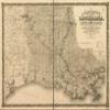 18" x 24" 1863 Colton's Map of The State of Louisiana & Eastern Part of Texas Compiled from United States Surveys view 1