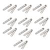 Aexit 60mm Length Clothes Hangers Door Cabinet Window Fitting Part Stainless Steel Hinge Children's Clothes Hangers 10 Pcs view 1