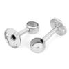 Aexit 25mm Dia Shower Curtains, Hooks & Liners Wall Mounted Stainless Steel Clothes Lever Bracket Decorative Shower Curtain Hooks 8 Pcs view 1