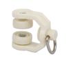 Aexit 10mm Dia Window Hardware Wheel Plastic Curtain Track Rail Sliding Rollers Window-Dressing Hardware Beige 30pcs view 3