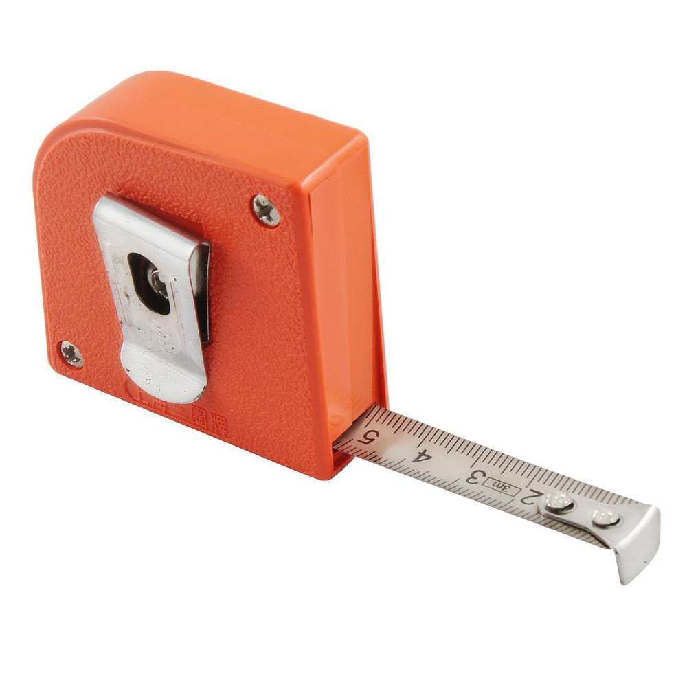 Aexit Orange Red Tools & Home Improvement Plastic Case Self Retractable Metric Ruler Tape Measure Tool Tape Measures 3 Meters