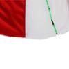 48" Red and White Peppermint Twist Stripes Christmas Tree Skirt view 3