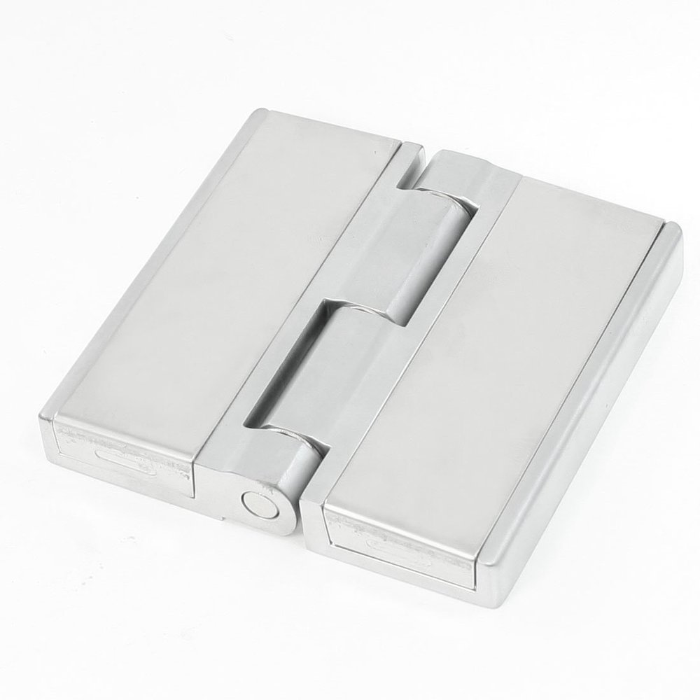 Aexit 10cmx10cm Silver Clothes Hangers Tone Stainless Steel Cabinet Window Children's Clothes Hangers Door Hinge