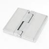 Aexit 10cmx10cm Silver Clothes Hangers Tone Stainless Steel Cabinet Window Children's Clothes Hangers Door Hinge view 1