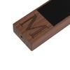 Fanfoobi Chalkboard Beer Tap Handle for Kegerator with Monogrammed M, Perfect For Home Bar, Laser Engraved Keg Tap Handles, Craft Beer Gift, 8 Inch Tall Walnut Wood view 4