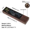 Fanfoobi Monogrammed H Kegerator Beer Tap Handle Display, Keg Tap Handle with Chalk, Made of Wood for Draft Beer Lover's Kegerator or Home Brew view 2