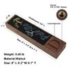 Fanfoobi Letter D Chalkboard Beer Tap Handle Display Made of Walnut Wood for Draft Beer Lover's Kegerator or Bar view 2