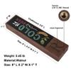 Fanfoobi Monogrammed R Wood Beer Tap Handle for Home Brew Kegerators, Home Bar, Draft Beer Tap Chalkboard, Beerlover Gift for Men, 8 Inch Tall Walnut Wood view 2