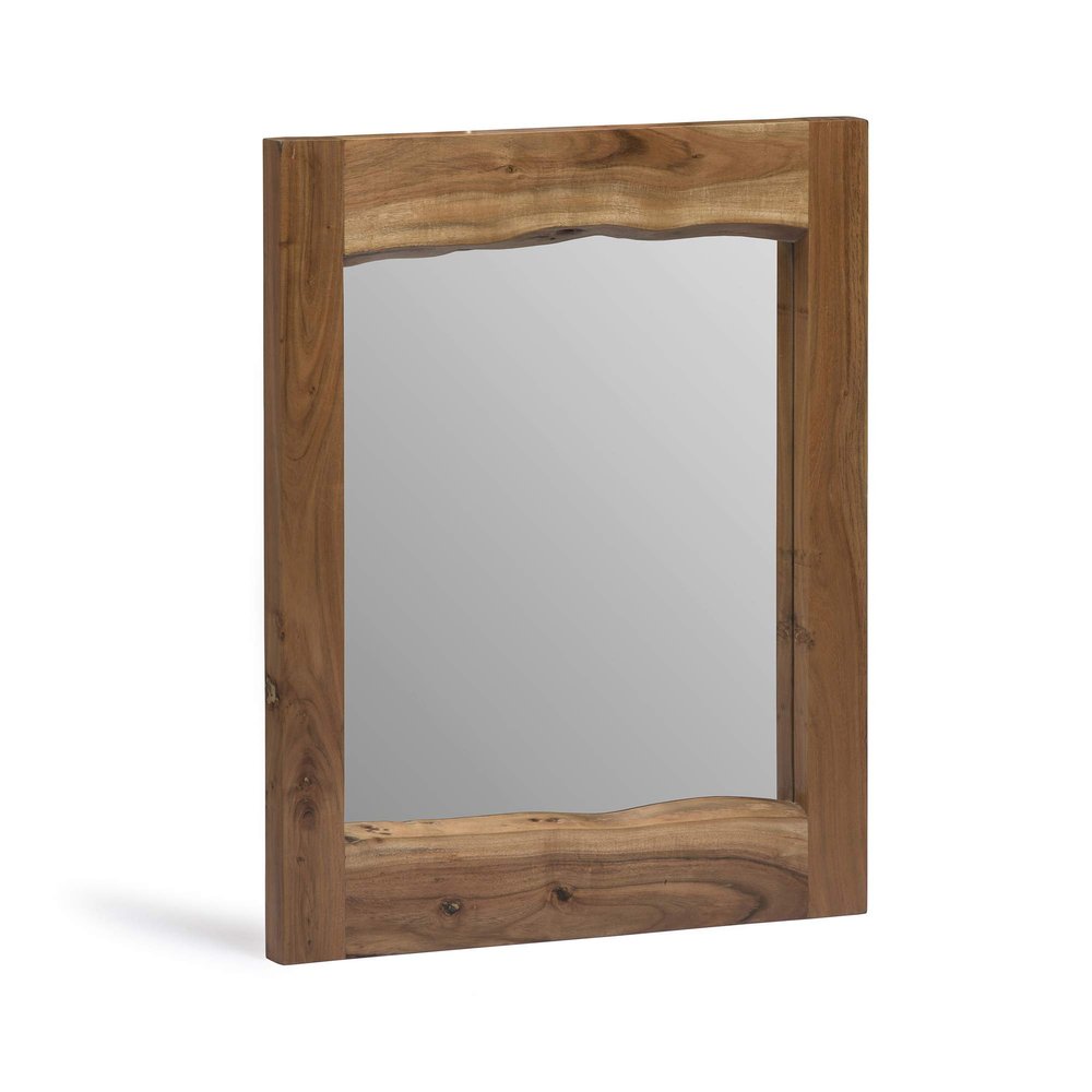 Alaterre Furniture 24" Alpine Natural Live Edge Wood Coat Hooks - Unique Variations Adds Natural Character, Clear Finish, Knots & Cracks, Real Wood Ambiance