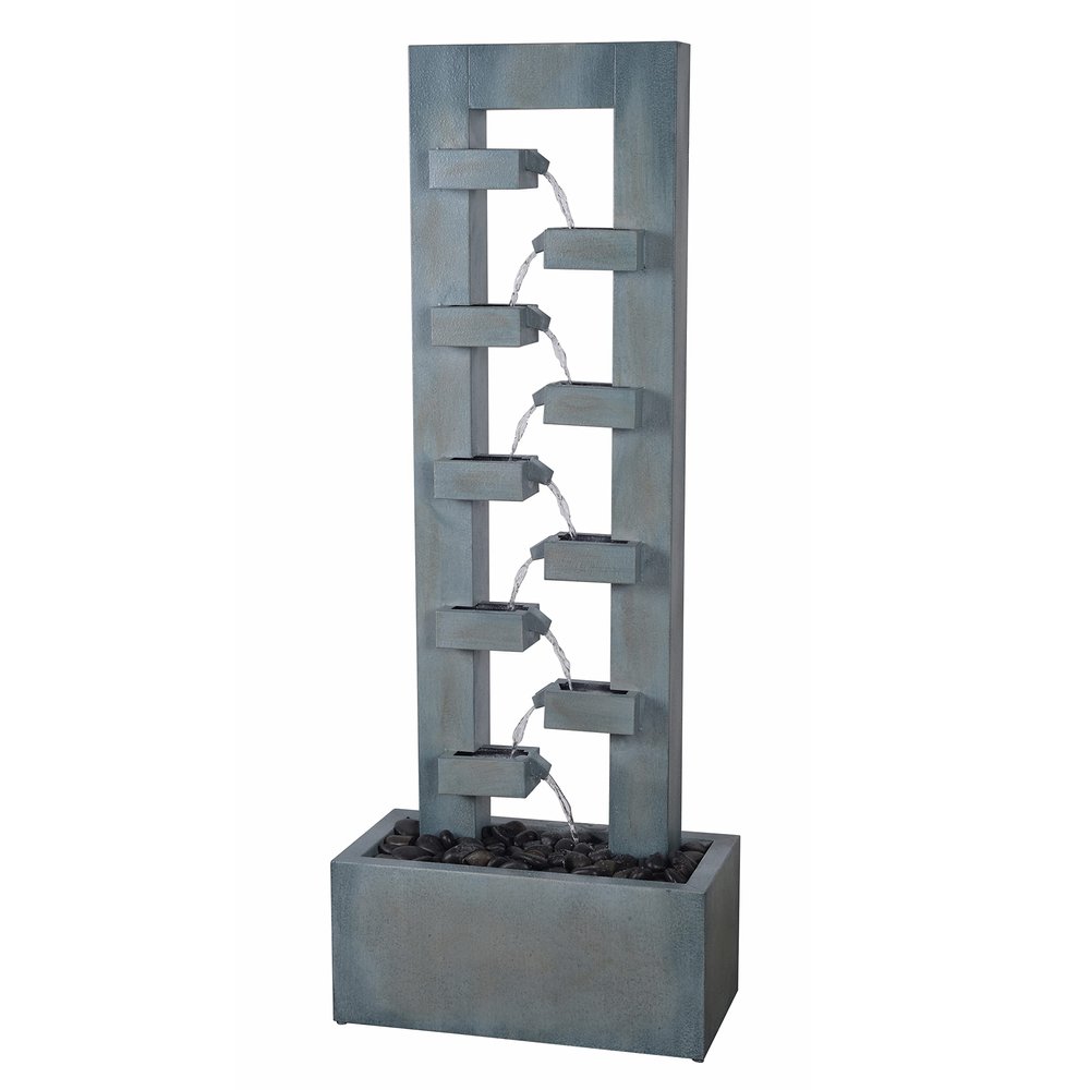 Kenroy Home 50087 Stanton Fountains, Medium, Dusty Blue