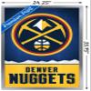 Trends International NBA Denver Nuggets - Logo 18 Wall Poster, 22.375" x 34", Silver Framed Version view 3