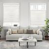 DEZ FURNISHINGS Cordless 1.5" Blackout Top Down Bottom Up Cellular Shade, 25.5"W x 64"H, Cream view 4