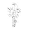 Aexit Antique Style Window Treatments Silver Tone Curtain Drapery Hooks Tassel Tieback Window Treatment Sets Holder 2pcs view 2