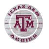KH Sports Fan Texas A&M Aggies Indoor Outdoor Weathered Circle Sign, 20x20 Inches, Display Your Team Spirit with This Unique Texas A&M Aggies Wall Art view 1