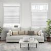 DEZ FURNISHINGS Cordless 1.5" Blackout Top Down Bottom Up Cellular Shade, 29.5"W x 64"H, White view 4