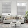 DEZ FURNISHINGS Cordless 1.5" Blackout Top Down Bottom Up Cellular Shade, 29.5"W x 64"H, Sterling Gray view 4
