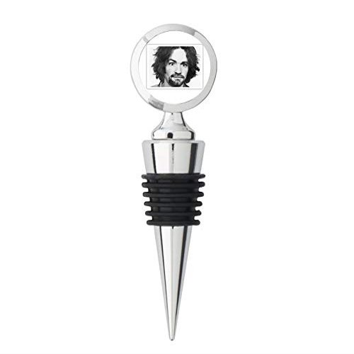 Charles Manson Mug Shot Metal Steel Bottle Stopper Winestopper