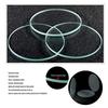 JIATONG 5PCS 60mm x 2mm Clear Glass Flat Lens Round Lens view 2