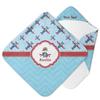YouCustomizeIt Personalized Airplane Theme Hooded Baby Towel view 1
