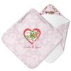 YouCustomizeIt Personalized Valentine Owls Hooded Baby Towel view 1