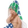 YouCustomizeIt Personalized Football Hooded Baby Towel view 2