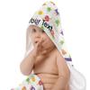 YouCustomizeIt Personalized Girls Space Themed Hooded Baby Towel view 2