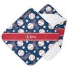 YouCustomizeIt Personalized Baseball Hooded Baby Towel view 1