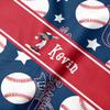 YouCustomizeIt Personalized Baseball Hooded Baby Towel view 3
