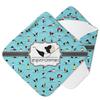 YouCustomizeIt Personalized Yoga Poses Hooded Baby Towel view 1