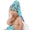 YouCustomizeIt Personalized Yoga Poses Hooded Baby Towel view 2